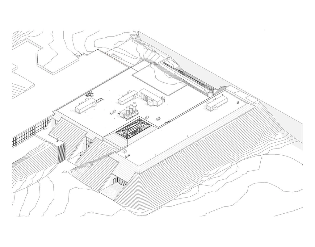 Wright_Roof Axonometric